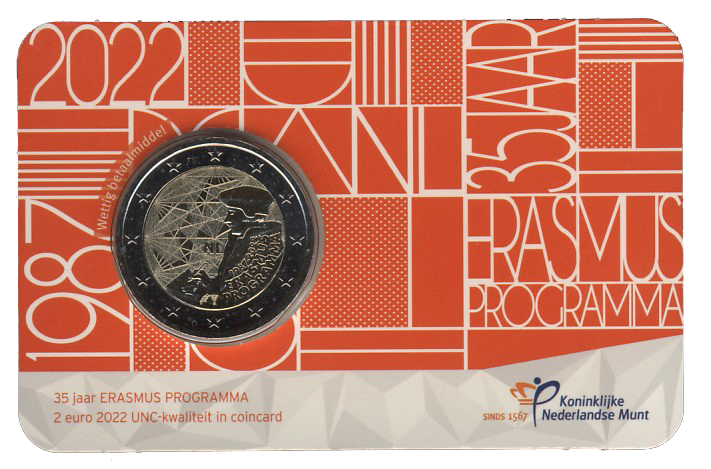 2 euros conmemorativa 35º Aniversario del Programa Erasmus